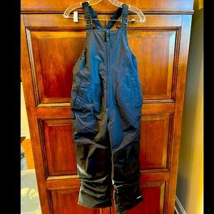 Lands End Snow-armor Squall® Waterproof Iron Knee Snow Bibs - Size 10H